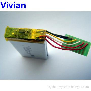 Li polymer battery with 2100mAh 7.4V, li-po battery pack..